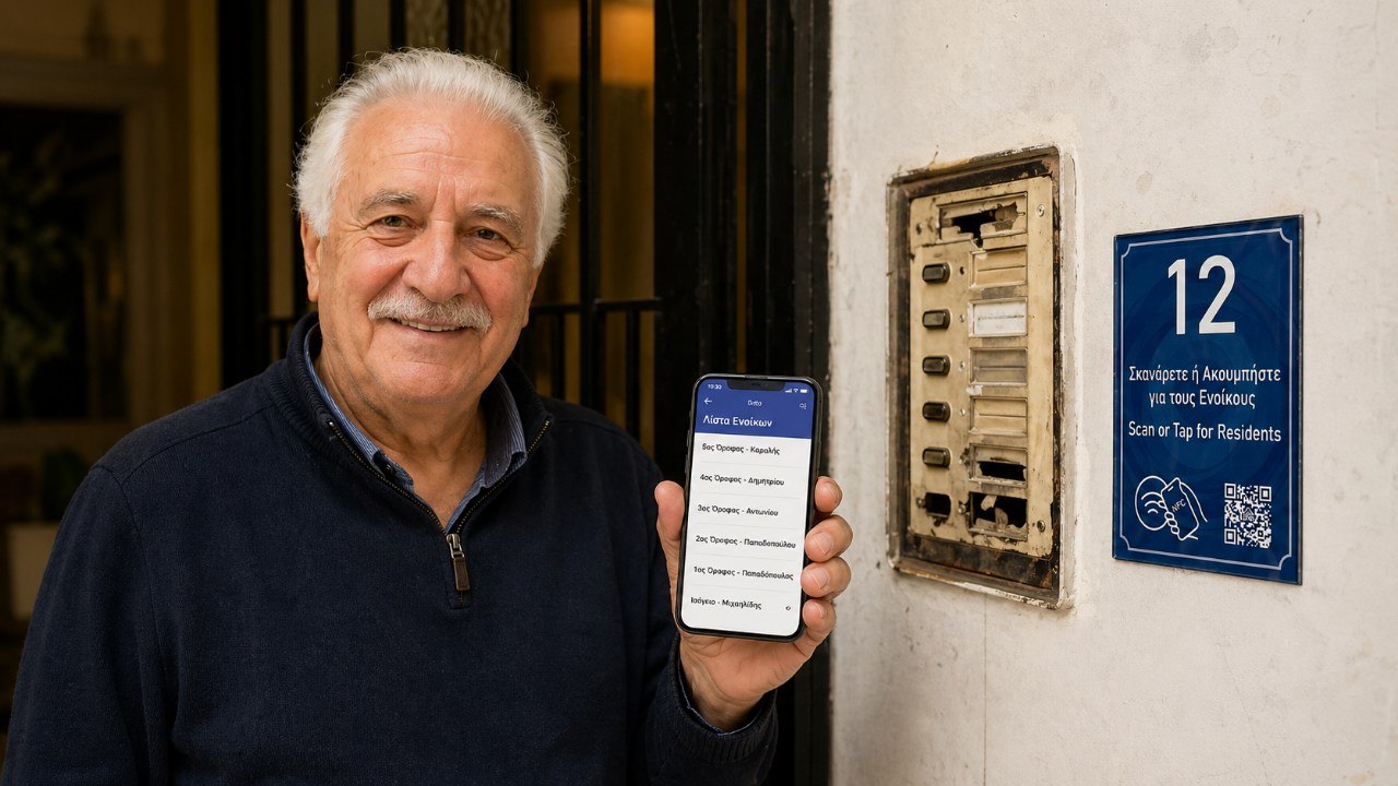 Ο διαχειριστής εγγράφει το κτίριο σε 5 λεπτά
